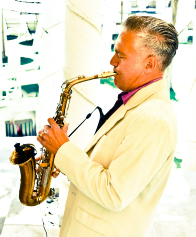 Sax Player in Marbella